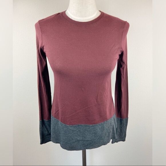 Vince Colorblock Long Sleeve Shirt - Picture 1 of 5